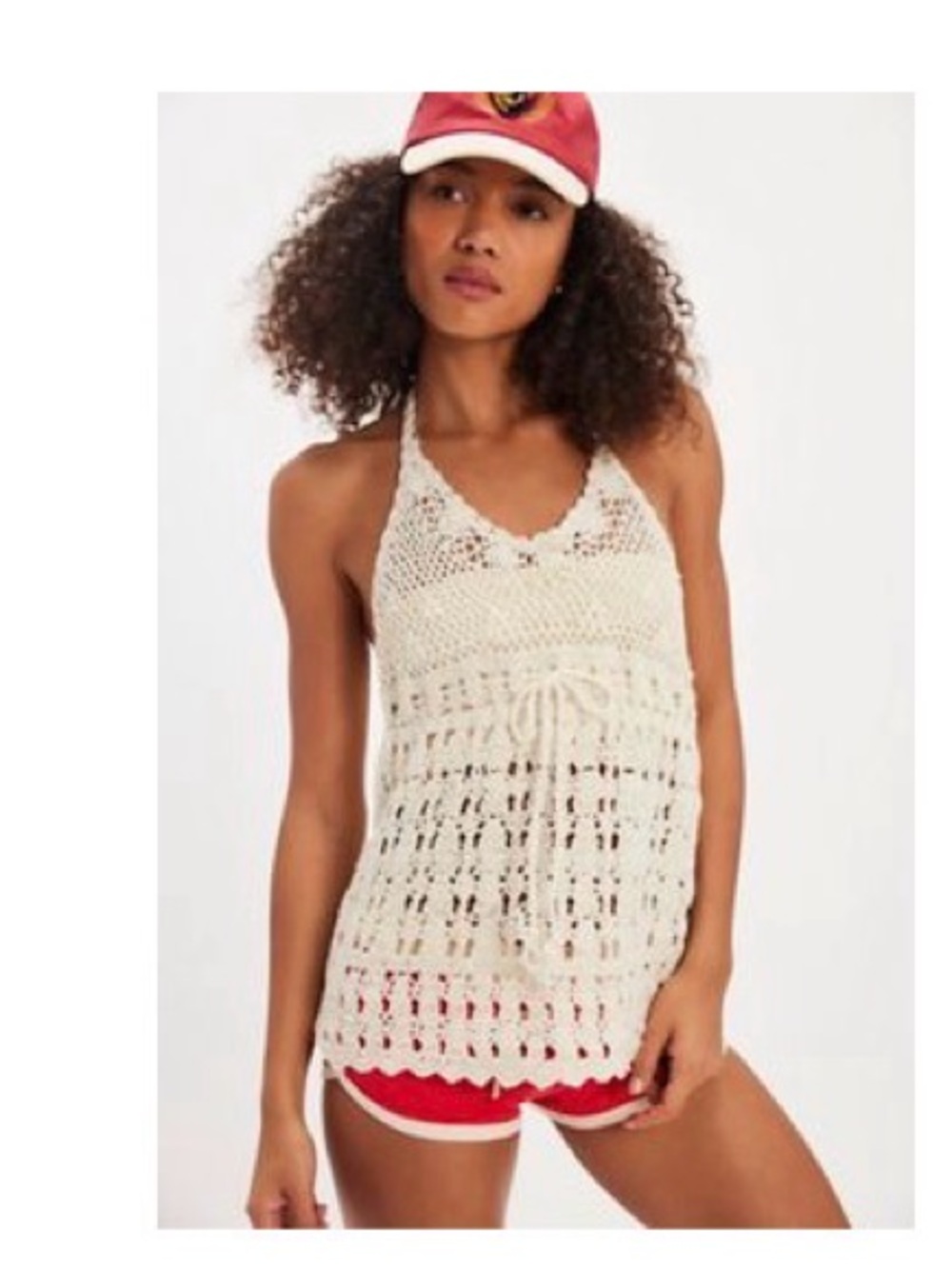 Free People Bayside Crochet Top
